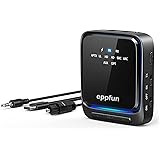【光デジタル対応】eppfun AK8675B Pro Bluetooth 5.2 aptX-Adaptive トランスミッター レシーバー PC/テレビ用 aptX/aptX HD/aptX LL 対応 ブルートゥース 送信機 受信機、2台同時接続