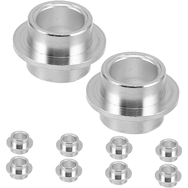 BRAVORD DG9 スペーサー内蔵のスケートボードベアリング POWELL ベアリングスペーサー スケボー パーツ シルバー 軽量