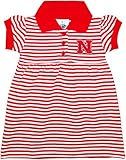 クリエイティブニットウェア大学のネブラスカHuskersストライプGame Day Dress With Bloomer カラー: レッド