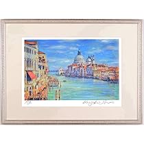 イタリア ヴェネチア サンタ・マリア・デッラ・サルーテ教会 水彩画 イタリア ヴェネチア サンタ・マリア・デッラ・サルーテ教会