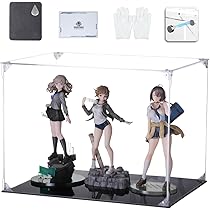 保護ケースのみ　TMNTフィギュア向けUVカット付きケース5個セット ブリスター Amazon.co.jp: COOLTAKU フィギュアケース UVカット アクリル