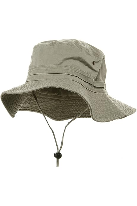 Extra Big Size Fishing Hat-Beige 