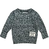 (ポスター) POSTAR ニットソートレーナー　ブラック　100cm