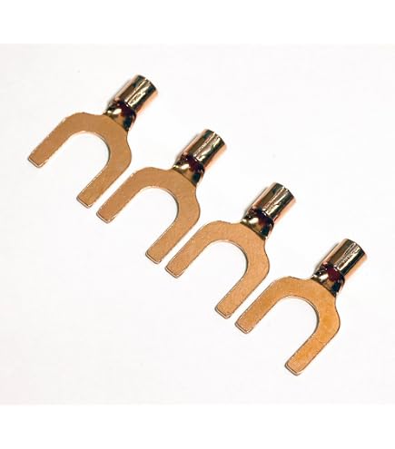Amazon | Yラグ端子 ポスト径6mm 純銅 スピーカー端子 OFC 高純度無