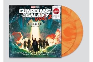 Guardians of the Galaxy Vol. 2 Deluxe - Exclusive Limited Edition Orange Swirl Colored 2x LP Vinyl