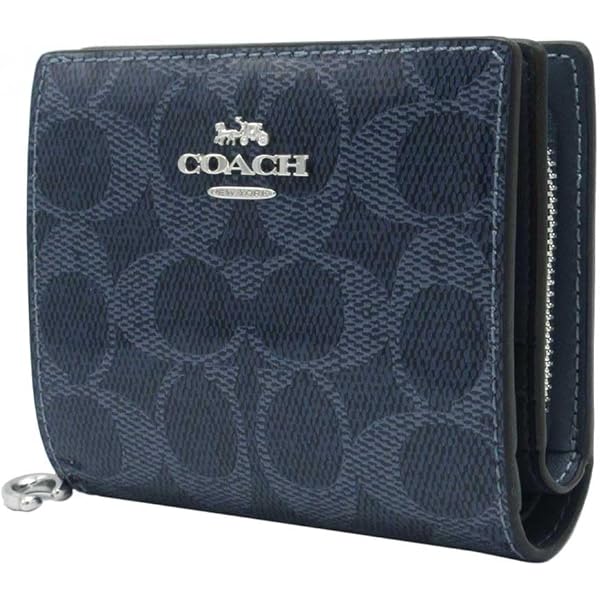 COACH シグネチャー デニム スナップ ウォレット 楽天市場】コーチ 財布 二つ折り財布 COACH SNAP WALLET