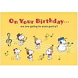 Amazon ディズニー スヌーピー キャラクターポップアップ メッセージカード スヌーピー チャーリーブラウン Birthday 文房具 オフィス用品 文房具 オフィス用品