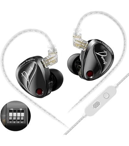 Amazon.co.jp: KZ Duonicインイヤーモニターヘッドフォン、トリプル
