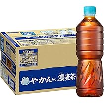 爽健美茶 やかん濃麦茶 600ml×24本 ラベルレス
