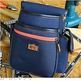 ナイロン小型電工袋　ファスナー付　BK01F [その他]