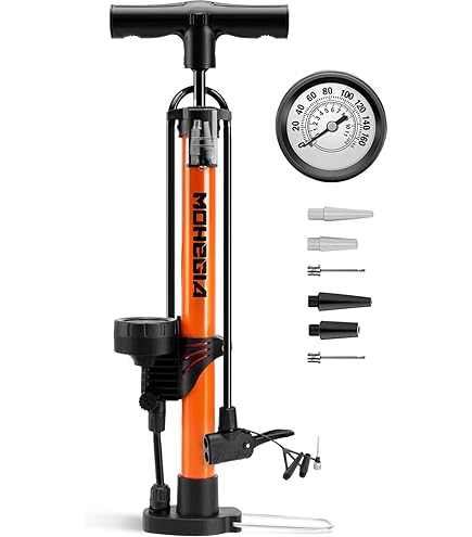Amazon | A-ITEM 気圧ゲージ付き空気入れ 仏式/英式/米式 バルブ対応