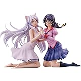 『猫物語』羽川翼2体セット ノンスケール PVC&ABS製 塗装済み 完成品フィギュア