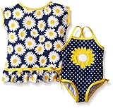 Wippetteベビー女の子ひまわりSwim and Cover Up Set カラー: ゴールド