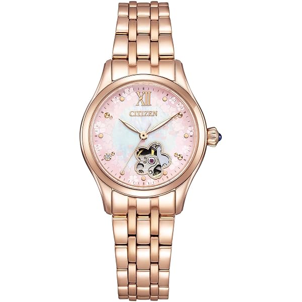 Amazon.co.jp: [CITIZEN] 腕時計 (機械式/限定/防水) PC1015-59W 桜