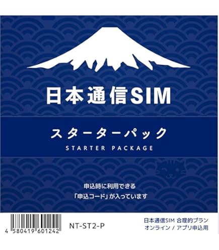 日本通信 b-mobile S 190PadSIM 申込パッケージ