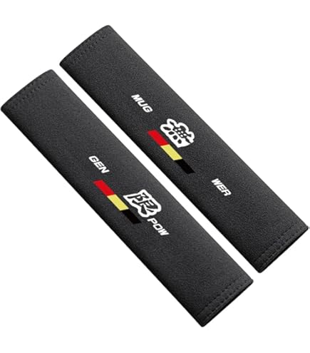 Amazon | Poecar シートベルトパッド 肩カバー ソフト素材 刺繍入り