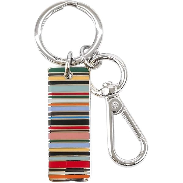 Paul Smith　ポールスミス　マーケトリー　ストライプ　ラビットキーリング psm301_1.jpg