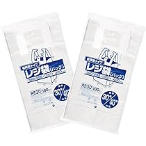 Amazon.co.jp: ジャパックス レジ袋 乳白 東日本30号 西日本40号