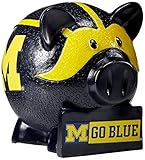 NCAA Michigan Wolverines樹脂Large Thematic貯金箱