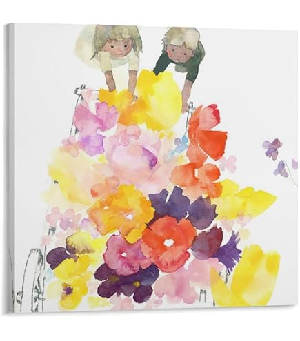 Amazon.co.jp: 色紙絵 少女絵 子ども絵【いわさきちひろの世界】額装品