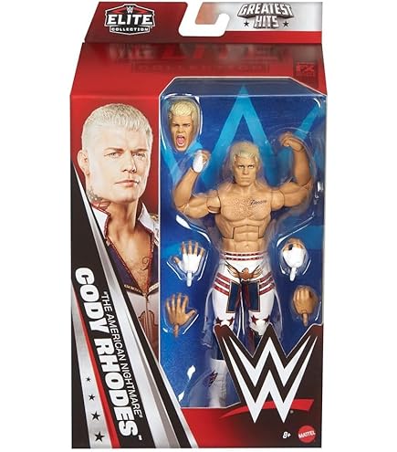 WWE コーディー・ローデス　アルティメットエディション　マテル　エリート Amazon.co.jp: Mattel WWE Cody Rhodes Top Picks Elite Collection