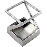米国ArtsOnDesk モダンアート ペン立て- St203 ステンレス製 サテン仕上げ 特許登録ペンスタンド ペンケース鉛筆スタンド ペントレーデスクオーガナイザーギフト ビジネスギフト.