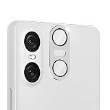 ZXZone Xperia 10 VI カメラフィルム アルミ合金製＋AR高透過率強化ガラス エクスペリア 10 VI SO-52E SOG14 レンズ保護 カメラカバー レンズ保護 フィルム 防爆裂 ・耐衝撃・スクラッチ防止・露出オーバー防止・ケースに干涉なし（1枚） (Xperia 10 VI, シルバー)