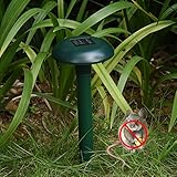 動物撃退器 超音波 ソーラー充電 害獣撃退 猫 鳥 ネズミ 犬 野良猫など撃退 庭園を保護 野良動物対策器　電池付き