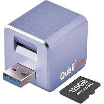Amazon.co.jp: Maktar Qubii Duo USB Type A パープル (128GB microSD