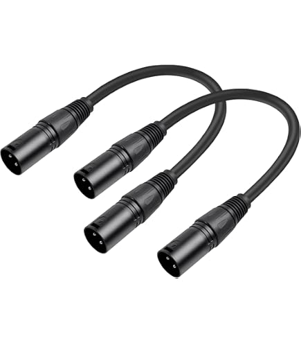 Amazon.co.jp: Yinker XLRケーブルオス-オス、3ピンオス-オスマイク