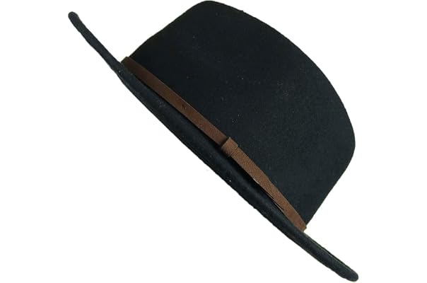 Low Crown + Felt Fedora Hat 