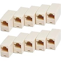 Amazon.co.jp: heizi LANケーブル 中継コネクタ RJ45 50個セット