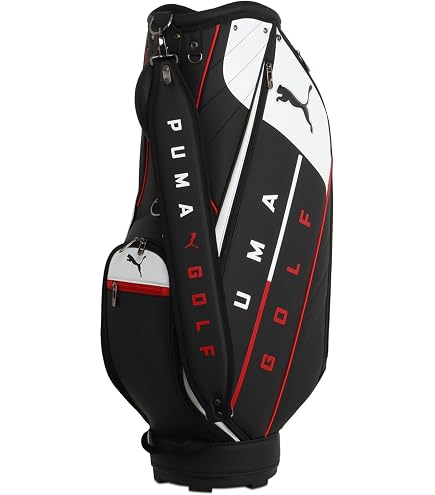Amazon.co.jp: ゴルフ スプリット ロゴキャディバッグ_09295601_プーマ