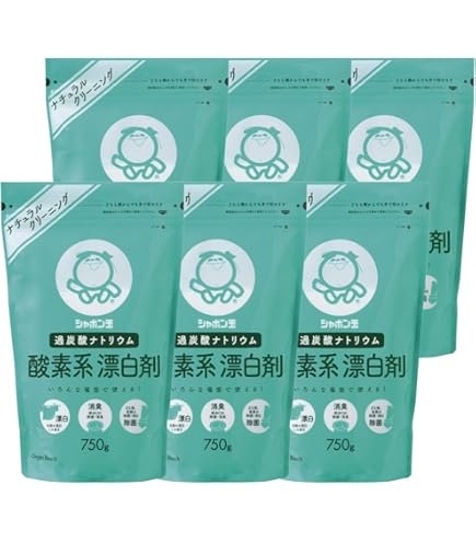 Amazon.co.jp: シャボン玉販売 酸素系漂白剤 750G × 10点