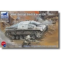 Amazon | ブロンコモデル 1/35 ドイツ 3号突撃砲C/D型 7.5cm48口径砲  