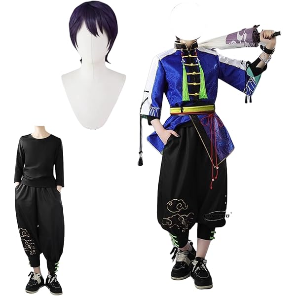 Amazon.co.jp: 剣持刀也 「四神」 コスプレ衣装+ウィッグ+靴+道具傘