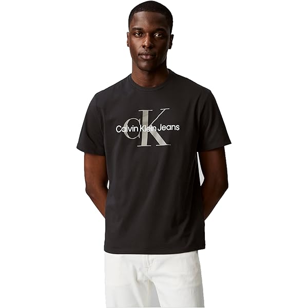 ★ ★ Men's Regular Fit Monogram Logo Short Sleev Amazon.com: Calvin Klein Short Sleeve Monogram Logo T-Shirt