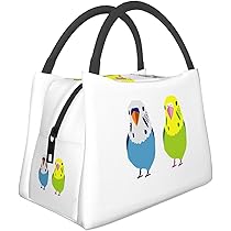 新品　モンゴベス　ランチバッグ　ラベンダーとセキセイ　インコ　鳥　とり　トリ Amazon｜セキセイインコ 二匹 鳥柄 保冷 がま口 ランチバッグ
