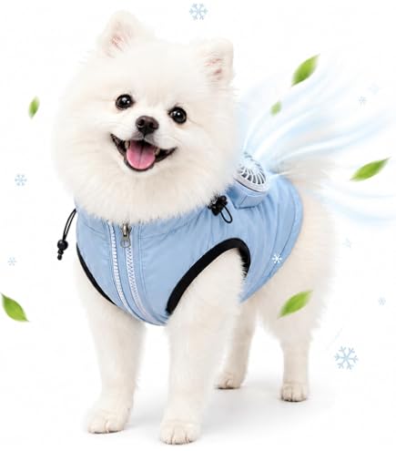 Amazon | GLULU AIR COOL WAN 犬用空調ウェア、ペット用冷却服、熱中症
