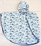 【marle pawda】 レインポンチョ 　子ども用（９０－１００ｃｍ）　ＺＯＯ