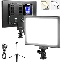 Amazon | NEEWER BASICS NL-120B 撮影用ライト 9インチ LEDビデオ