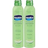 Vaseline Intensive Care Spray Moisturizer, Aloe Soothe Spray Lotion Moisturizer for Dry Skin with Micro-Droplets of Vaseline 