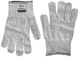 エピカCut Resistant Gloves With CEレベル5保護、1 pair-3年保証 Medium/Large グレー