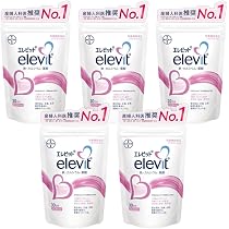 Amazon | エレビット 葉酸 サプリ 90粒×5袋 150日分 | エレビット 