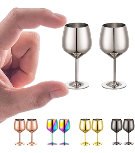 GCTWFYK 8-Pack Stainless Steel Shot Glasses - 2.36 Oz Unbreakable Metal Cups For Bar, Home & Travel - View #4