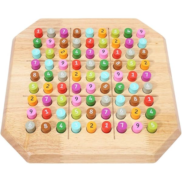 Wooden Sudoku Puzzle Board Game Large 