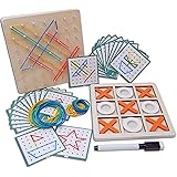 hanairo ジオボード 木製 知育玩具 輪ゴム ビジョントレーニング セット (7×7)