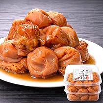 Amazon | 梅干し 訳あり つぶれ梅 はちみつ梅 塩分4％ 800g キズあり