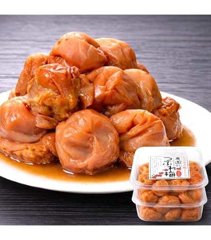 Amazon | 減塩3％ 超訳あり つぶれ梅 はちみつ梅 800g キズあり 皮が