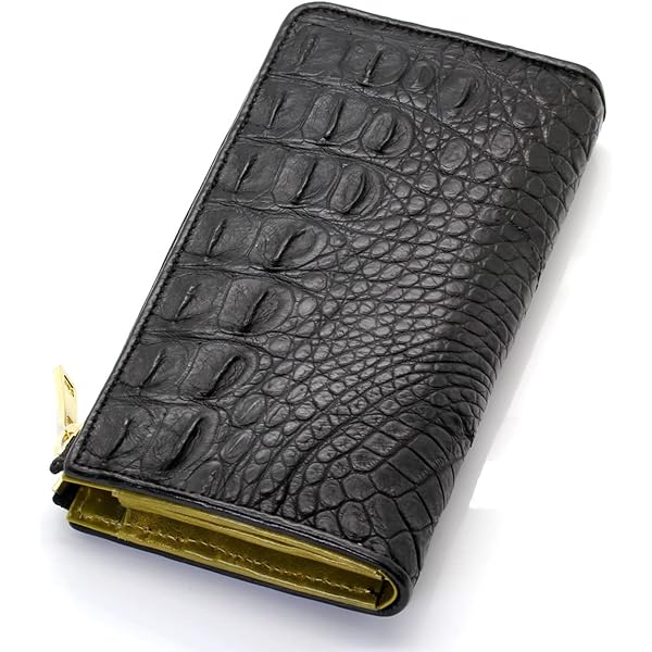 Amazon | RODANIA ロダニア ワニ革財布 カイマンワニ革 ラウンド